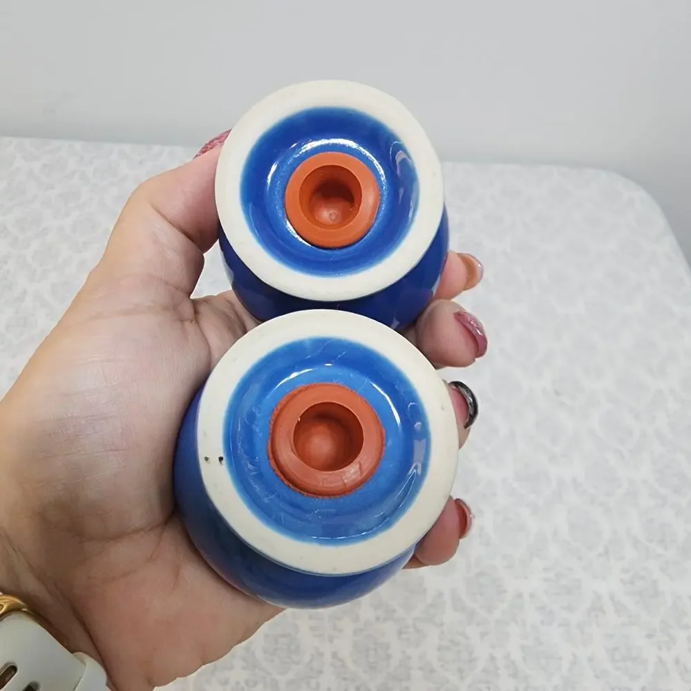 Vintage Fiestaware Cobalt Blue Salt & Pepper Skakers